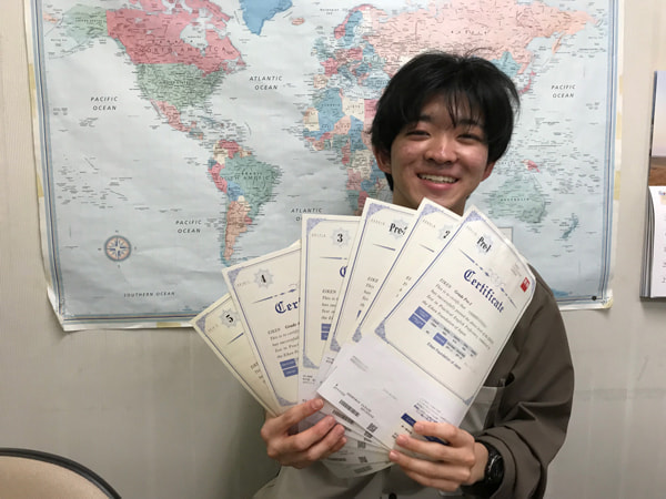 準一級合格したS・H君